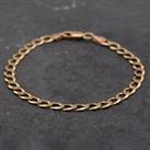 Pre-Owned 9ct Yellow Gold 7.5 Inch Curb Chain Bracelet 41061072