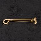 Pre-Owned Vintage Yellow Gold Riding Crop Brooch 4113492