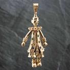 Pre-Owned 9ct Yellow Gold Cubic Zirconia Clown Loose Pendant 41141437