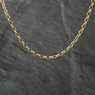 Pre-Owned 9ct Yellow Gold Oval 19 Inch Belcher Chain 41161172