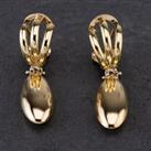 Pre-Owned 9ct Three Colour Gold Dropper Earrings 4117448