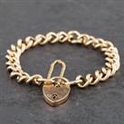 Pre-Owned 9ct Yellow Gold Heavy Curb Chain Bracelet 41281020