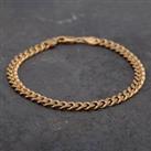 Pre-Owned 9ct Yellow Gold 8 Inch Curb Chain Bracelet 41281148