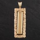 Pre-Owned 9ct Yellow Gold Edged Ingot 4139005