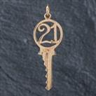 Pre-Owned 9ct Yellow Gold 21 Key Loose Pendant 4139460