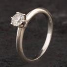 Pre-Owned Tiffany And Co. Platinum 0.42ct Brilliant Cut Diamond Solitaire Ring 4148727
