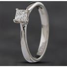 Pre-Owned Platinum Princess Cut Diamond Solitaire Ring 4148963
