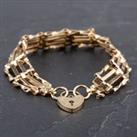 Pre-Owned 9ct Yellow Gold 4 Bar Gate Bracelet 4153053
