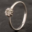 Pre-Owned 14ct White Gold Seven Stone Diamond Cluster Ring 4229986