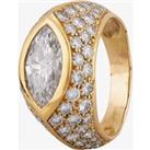 Pre-Owned 18ct Yellow Gold 2.00ct Marquise Diamond Ring 4312314