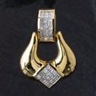 Pre-Owned 18ct Yellow Gold 1.80ct Princess Cut Diamond Fancy Loose Pendant 4314057