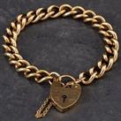 Pre-Owned 9ct Yellow Gold 7 Inch Curb Chain Bracelet 4507002