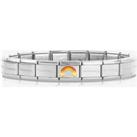 Nomination CLASSIC Composable Gold Heart Rainbow Bracelet 030000 + 030272/52