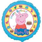 18 Inch Peppa Pig Happy Birthday Helium Balloon