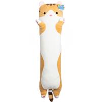 PlayWorks Hugs & Snugs 70cm Long Plush: Brown Cat