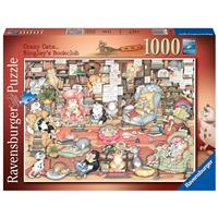 Crazy CatsBingleys Bookclub 1000 Piece Jigsaw Puzzle - Ravensburger Jigsaws