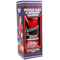 Punch Bag & Boxing Gloves Set