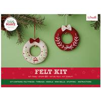 Festive Felt Kit: Christmas Wreath