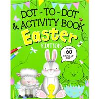 Easter Activity Book with Stickers, Colouring Book or Dot-to-Dot & Activity Book