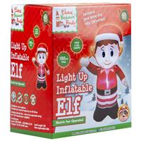 Elf Inflatable Christimas Decoration - 150cm - Indoor & Outdoor Decoration - LED Lights - Christmas Decorations