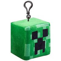 Minecraft Plush Cube Keyring - 8cm - Keyrings - Pocket Money Toys - Toys & Games