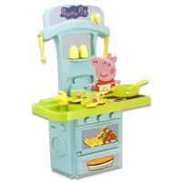 Peppa Pig Mini Kitchen Set - 17 Piece Set - Role Play Toys - Toys & Games