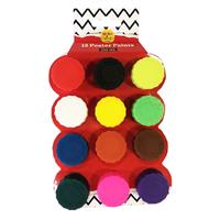 Kids Poster Paints - Pack Of 12 - 22ml - Make & Create For Kids - Paint - Arts & Craft Supplies