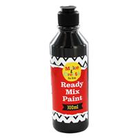 Black Readymix Paint - 300ml - Make & Create - Ready Mixed Paint - Art Supplies