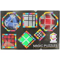 Magic Cube Puzzles - Pack Of 6 - Rubix Cube - Sensory Toy - Fidget Toy - Toys & Games