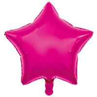 Pink Star Helium Balloon - 19 Inches - Star - Pink - Birthday Balloons - Helium Balloons - Shaped Balloons - Party & Celebration Decorations