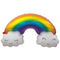 Rainbow Super Shape Helium Balloon - 49 Inches - Rainbow - Birthday Balloons - Helium Balloons - Shaped Balloons - Party & Celebration Decorations