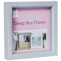 Grey Deep Box Frame: 15cm x 15cm