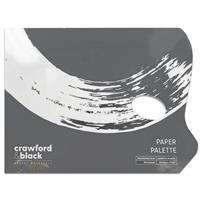 Crawford & Black Paper Palette - 30 Sheets - Paint Palettes - Art Supplies