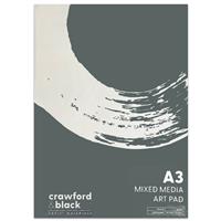 Crawford & Black - A3 Mixed Media Pad - Sketch Books - Art Supplies