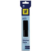 Permanent Markers - Pack Of 2 - Work Essentials - Back To School Stationery - Markers - Stationery Supplies