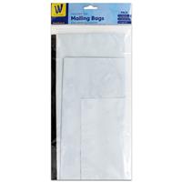 Mailing Bags - Pack Of 6 - White - Works Essentials - Postage & Packing Supplies - Stationery Supplies