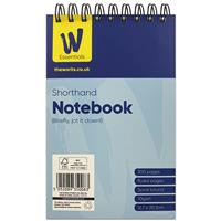 Shorthand Notebook - Works Essentials - Blue - Notebooks - Stationery Supplies