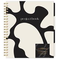 Scribblicious Mono Wiro Project Book - Black & White - Notebooks - Stationery Supplies