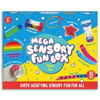 Mega Sensory Fun Box - Pack Of 10 - PlayWorks - Sensory Toy - Fidget Toy - Toys & Games