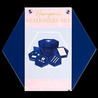 Hexagonal Stationery Box Set