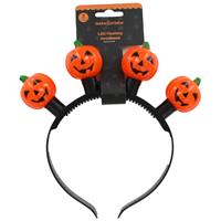 Halloween LED Flashing Head Bopper: Pumpkin - Make & Create - Halloween Accessories - Party Supplies