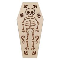 Halloween Wooden Laser Cut Coffin Box