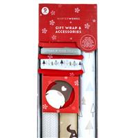 Christmas Gift Wrap & Accessories Set: Gonkmas