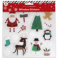 Christmas Festive Window Stickers