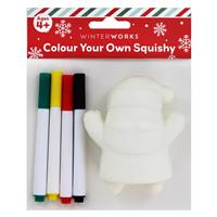 Colour Your Own Christmas Squishy