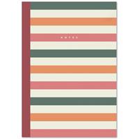 B5 Pastel Stripe Flexi Notebook