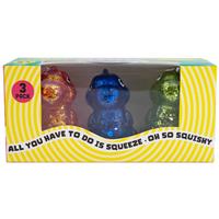 Glitter Dinosaur Sugar Squishies: Pack of 3