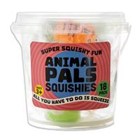 Animal Pals Squishies Tub: Pack of 18