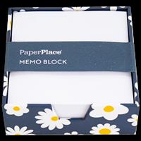 Mini Blue Daisy Memo Cube