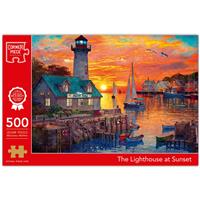 The Lighthouse at Sunset 500 Piece Jigsaw Puzzle